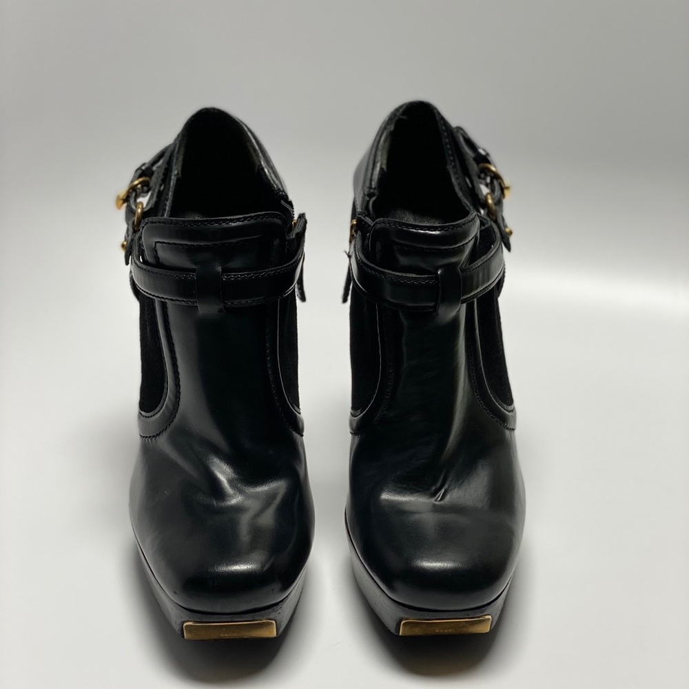 Gucci Buckle Booties